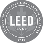 Logo: 2015 LEED Gold Certification